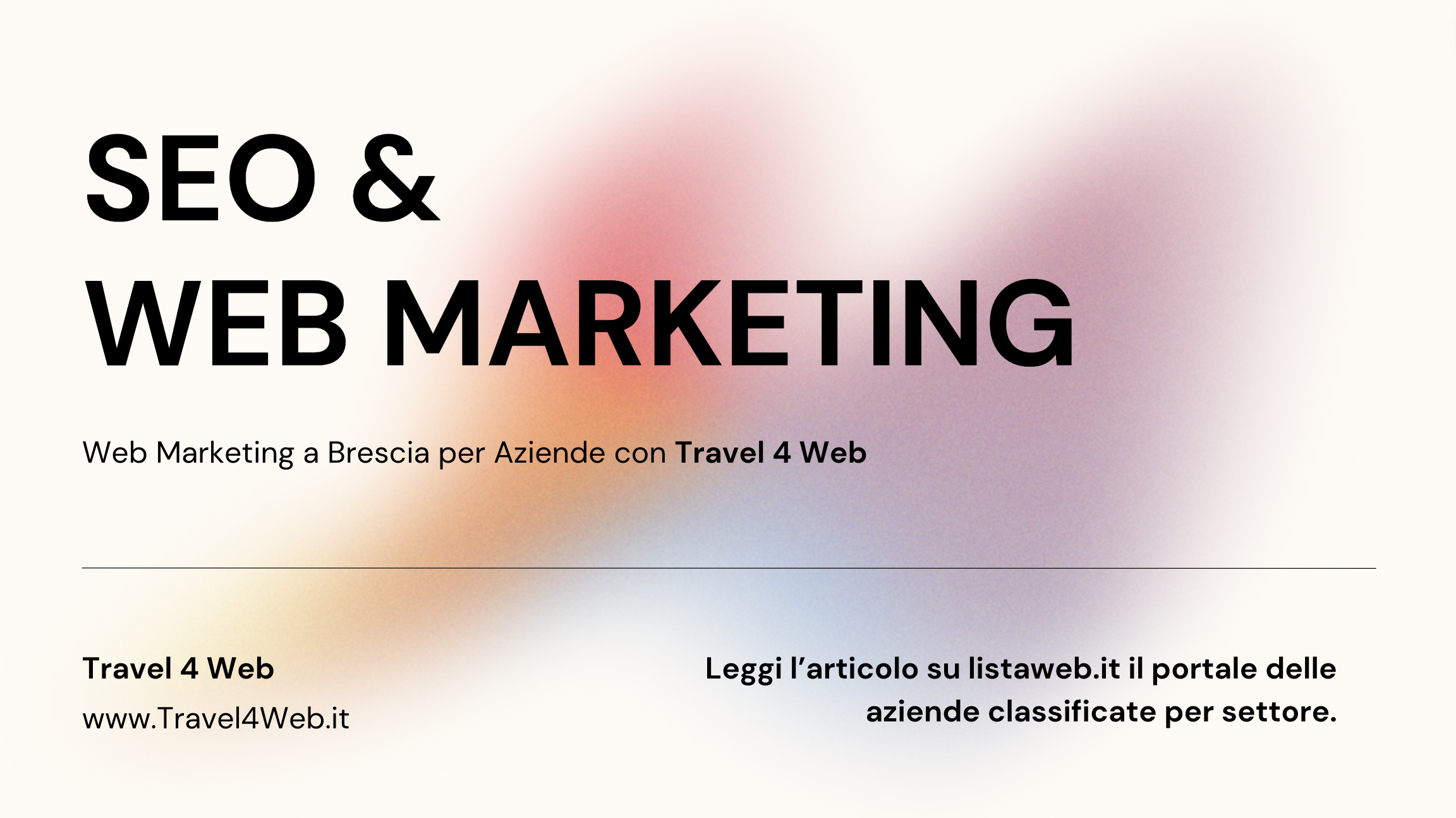 Web Marketing a Brescia per Aziende con Travel 4 Web